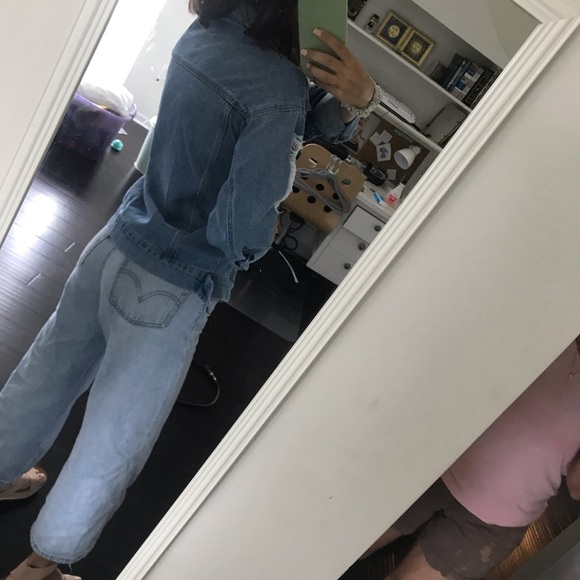 Ripped Jean Jacket - Picture 2 of 2